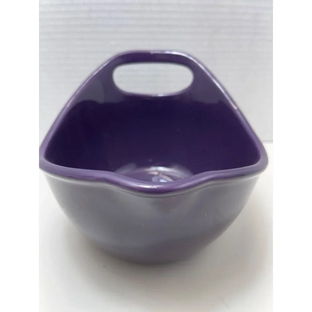 Rachael Ray 1 Quart‎ Mixing Bowl with Pour Spout and Handle Plum Purple NEW!